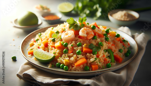 Vibrant Thai Fried Rice Comfort Food