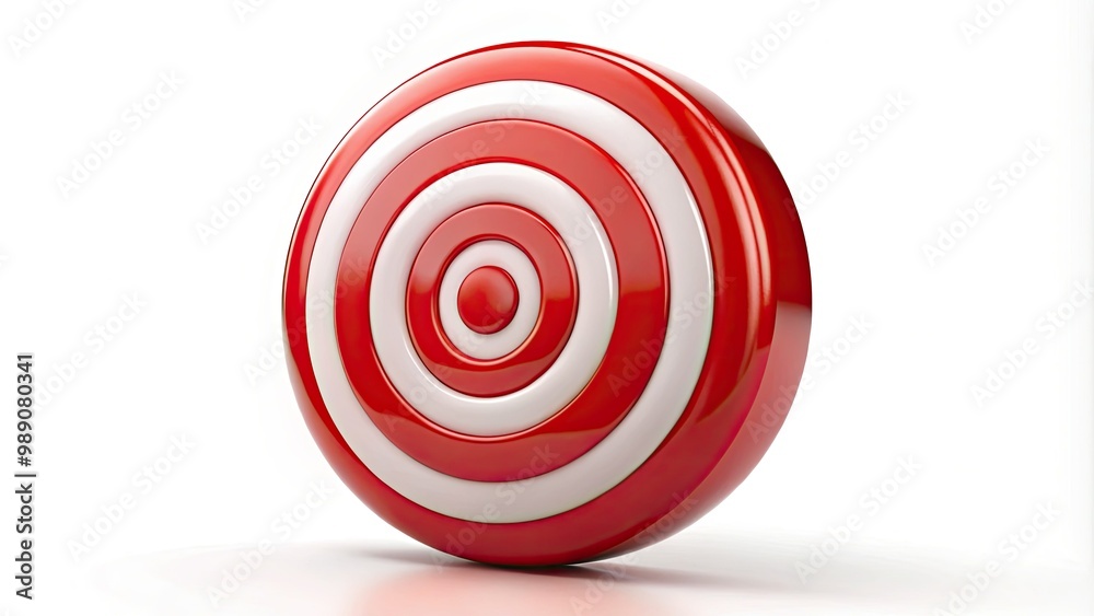 A bold, red, and white circular icon featuring a stylized bullseye design with concentric rings, symbolizing focus, accuracy, and achievement, isolated on a white background. A bold, red, and white circular icon featuring a stylized bullseye design with concentric rings, symbolizing focus, accuracy, and achievement, isolated on a white background.