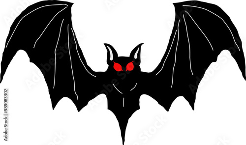 bat cute Halloween night 