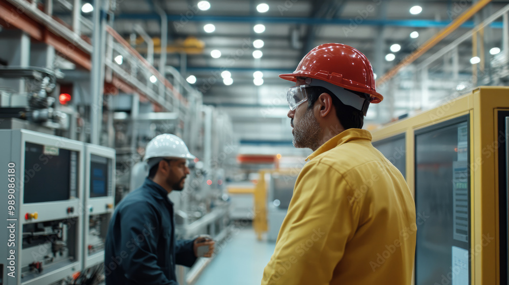 Workers in a clean energy factory promoting SDG 9: Industry, Innovation, and Infrastructure Workers in a clean energy factory promoting SDG 9: Industry, Innovation, and Infrastructure