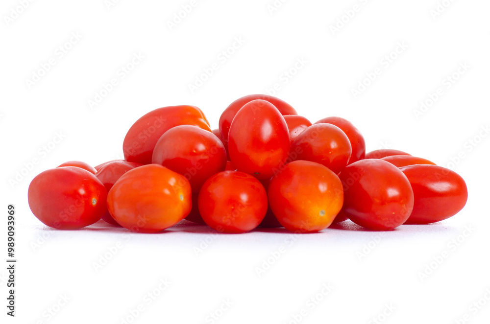 cherry tomato organic on white background isolation cherry tomato organic on white background isolation