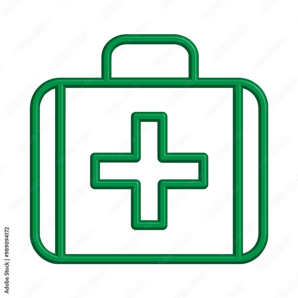 First aid kit icon template