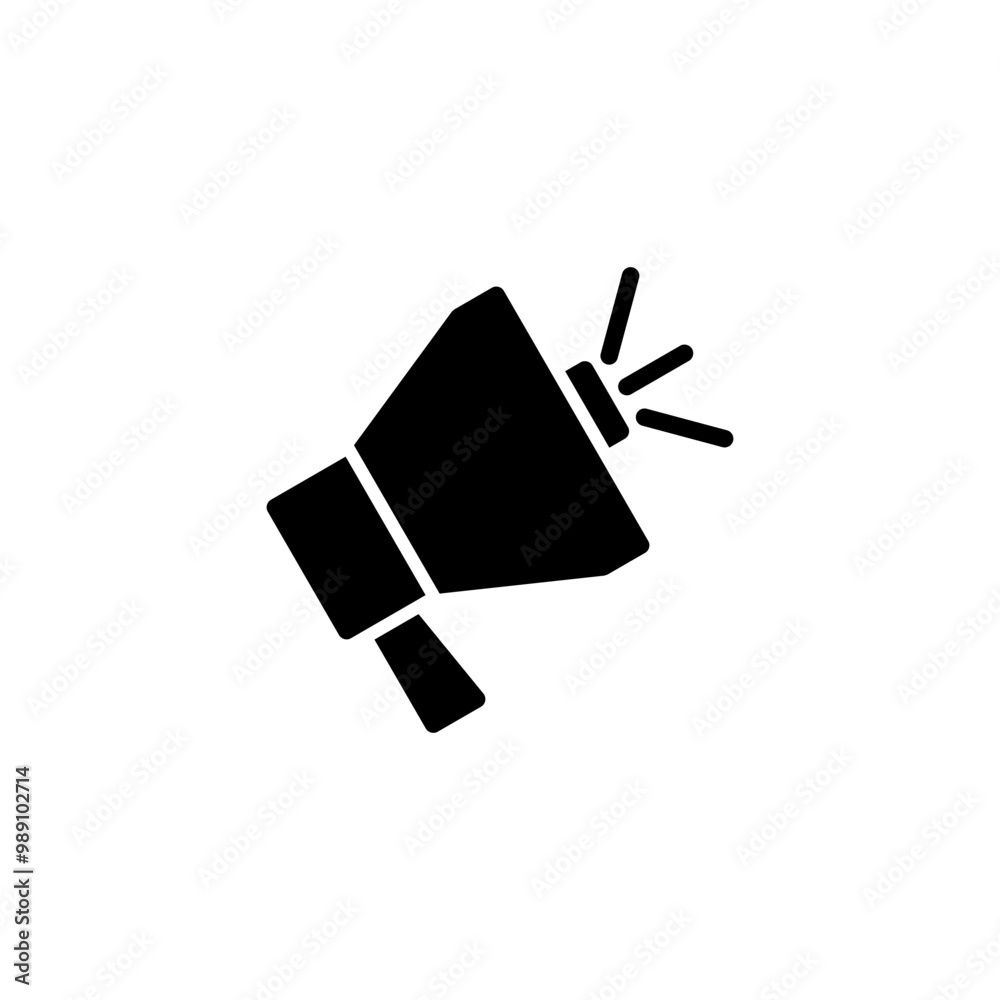 Megaphone icon vector. Loudspeaker icon. Megaphone icon vector. Loudspeaker icon.