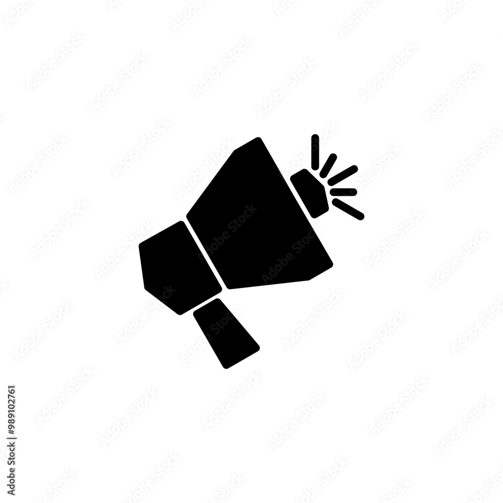 Megaphone icon vector. Loudspeaker icon. Megaphone icon vector. Loudspeaker icon.