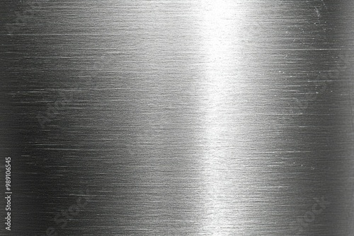 Close-Up of Brushed Metal Surface with Subtle Light Reflection