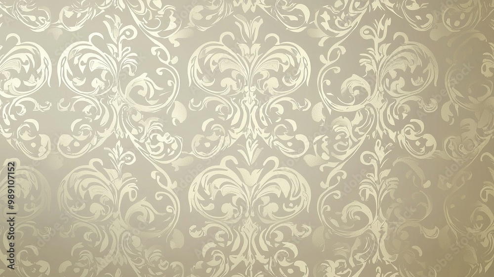 A beautifully detailed intricate design on shimmering silver wallpaper. A beautifully detailed intricate design on shimmering silver wallpaper.