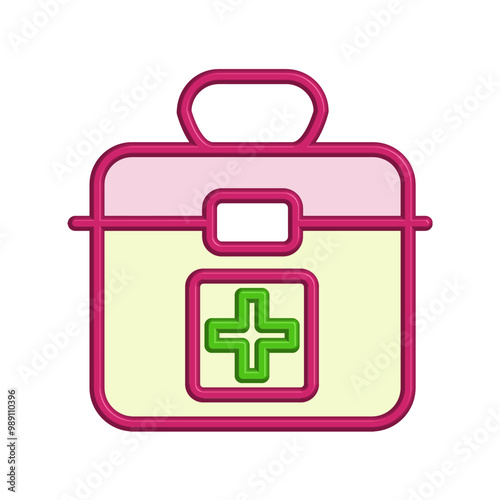 First aid kit icon template