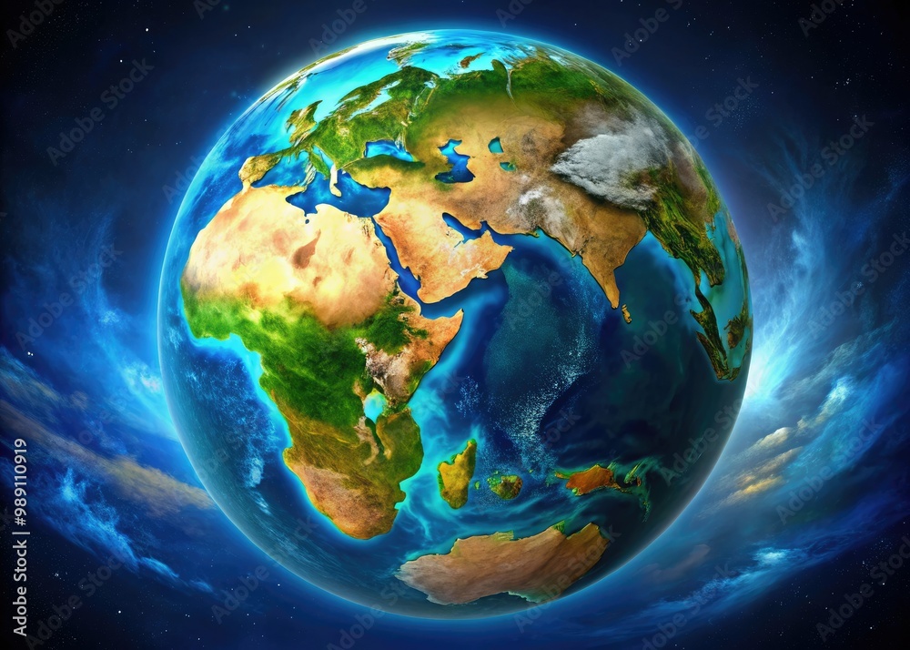 A high-resolution, vibrant, and detailed globe image showcases a rotating Earth with accurate geographical features, shimmering oceans, and subtle lighting for a stunning visual representation. A high-resolution, vibrant, and detailed globe image showcases a rotating Earth with accurate geographical features, shimmering oceans, and subtle lighting for a stunning visual representation.
