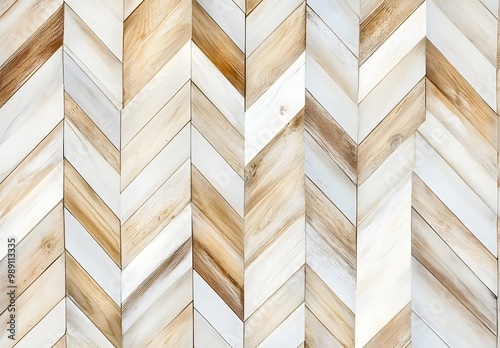 Light Wood Chevron Pattern Background