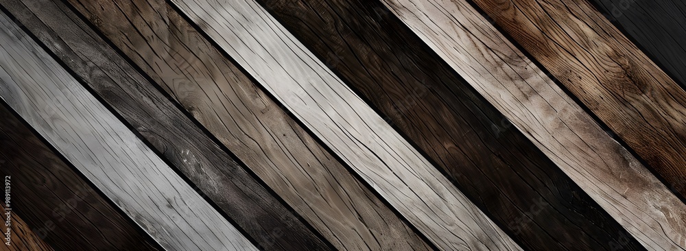 Diagonal Wood Plank Pattern Background Diagonal Wood Plank Pattern Background