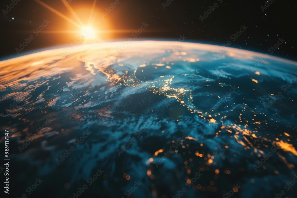 Climate change, melting glaciers, and environmental destruction on planet Earth Climate change, melting glaciers, and environmental destruction on planet Earth