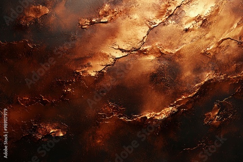 Abstract Textured Background with Golden and Brown Hues