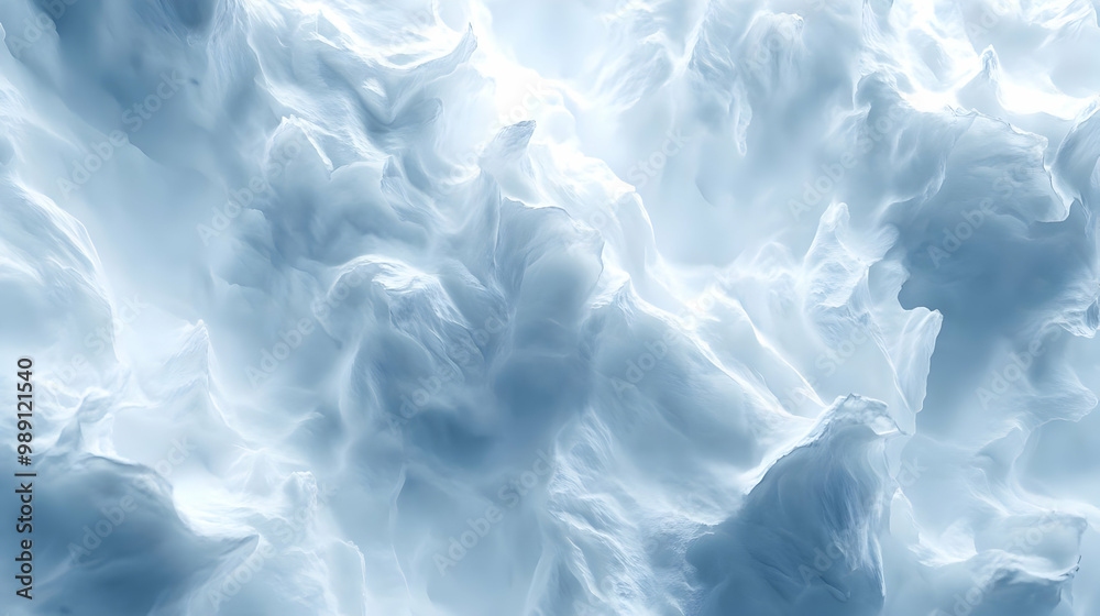 Snowy Mountains Abstract Background - White Winter Landscape Snowy Mountains Abstract Background - White Winter Landscape