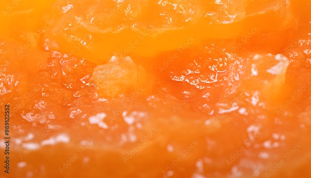 Close-Up Texture of Orange Marmalade Close-Up Texture of Orange Marmalade