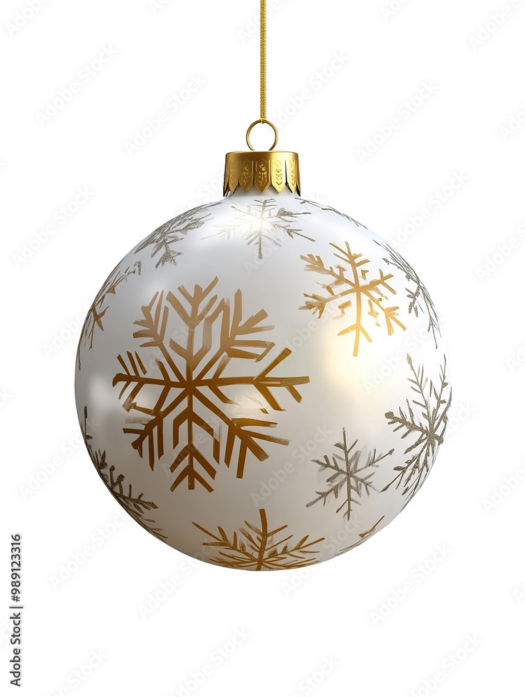 A Christmas ball as element on transparent background A Christmas ball as element on transparent background