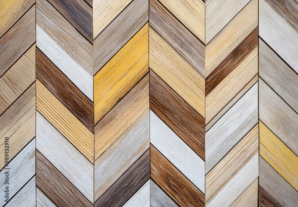 Chevron Wood Flooring Pattern - Modern Interior Design Texture