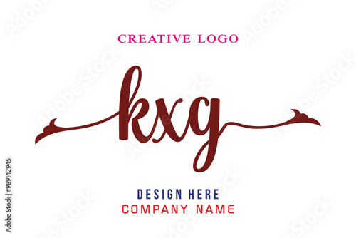 KXG  lettering logo is simple, easy to understand and authoritative