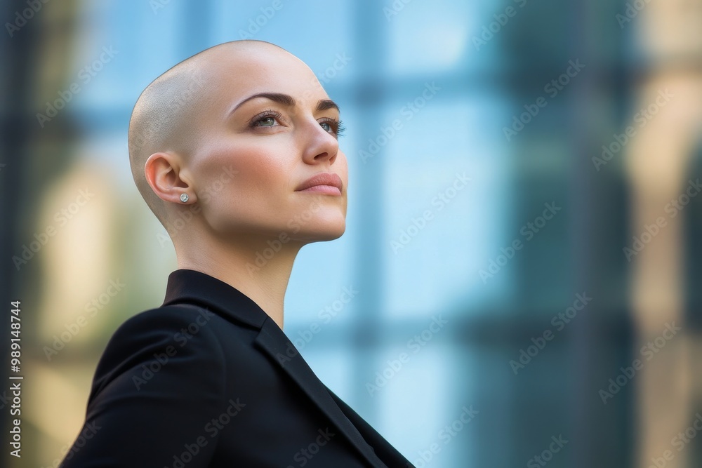 Confident woman in business attire outdoors Confident woman in business attire outdoors