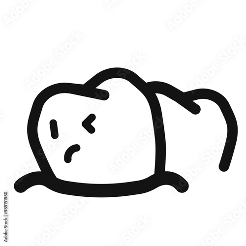 Wisdom teeth are growing into the good teeth.