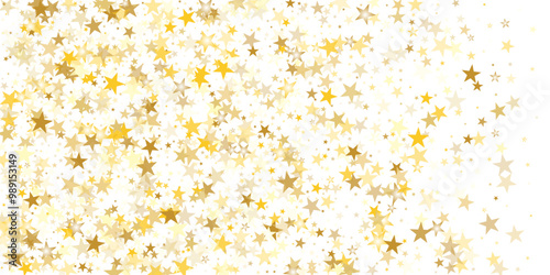 Light abstract glowing bokeh highlights.  Little starburst spangles Christmas decoration confetti. 