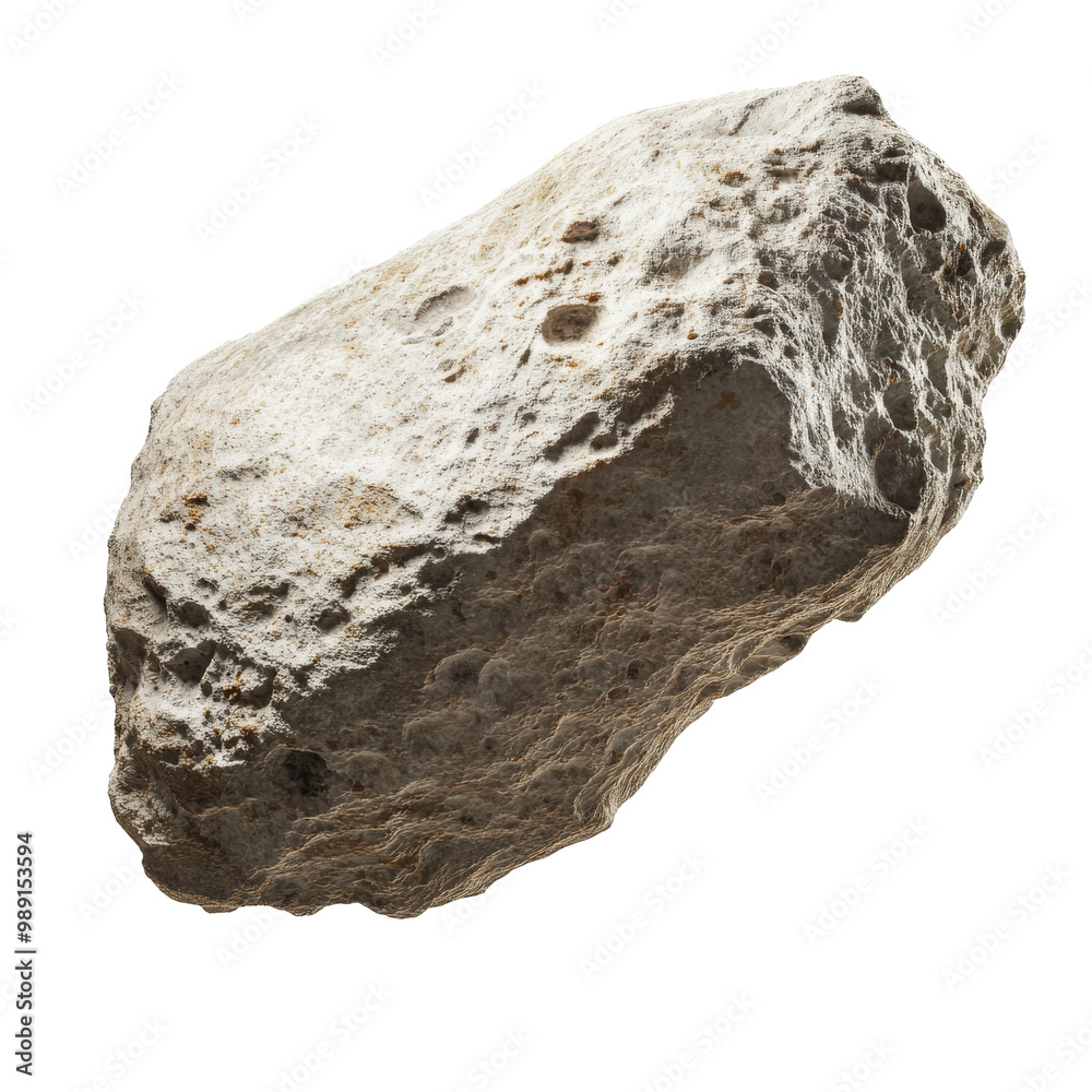 Rough stone with unique texture, color transparent Rough stone with unique texture, color transparent