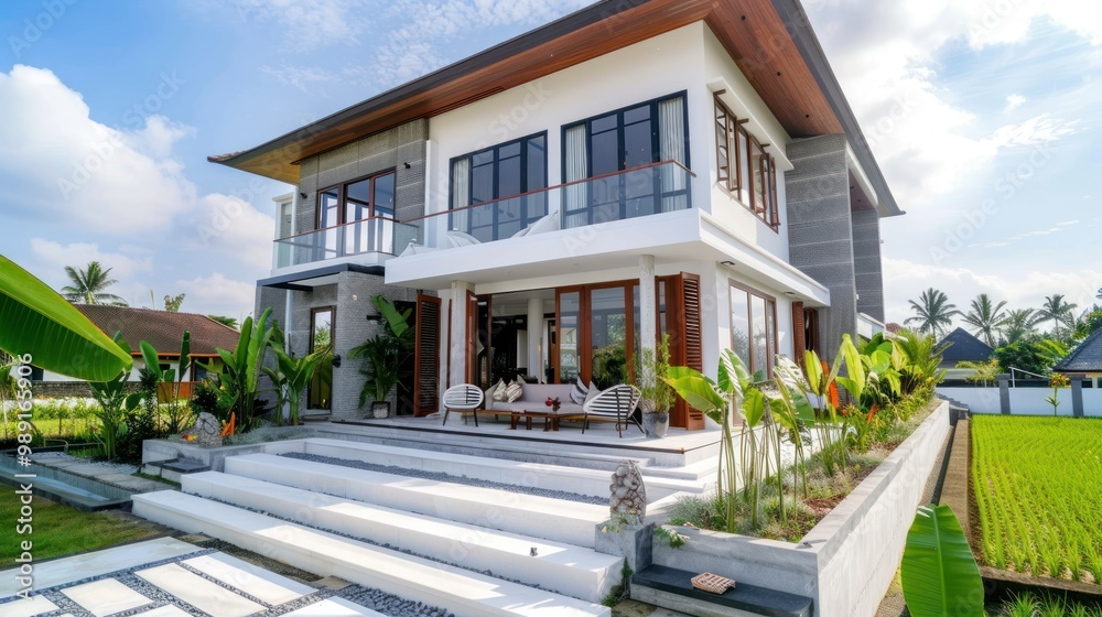 Modern Villa with Tropical Garden Modern Villa with Tropical Garden