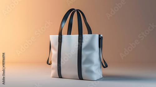 A stylish cloth bag for storing clothes, combining fashion and convenience, and with a foldable feature for easy portability. Ai generative photo