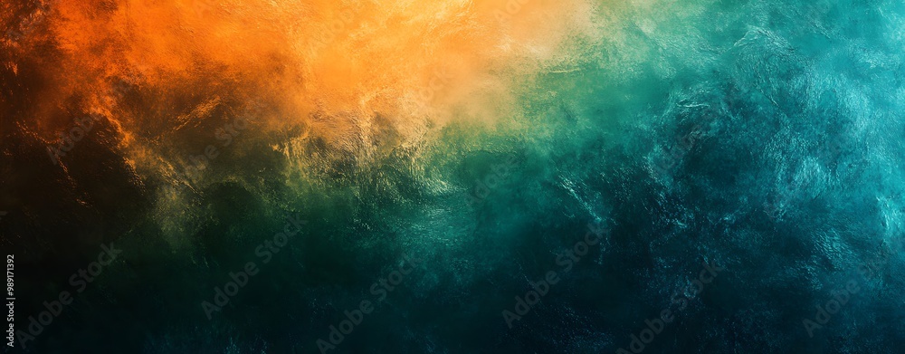 Abstract Gradient Background With Green, Orange And Blue Colors Abstract Gradient Background With Green, Orange And Blue Colors