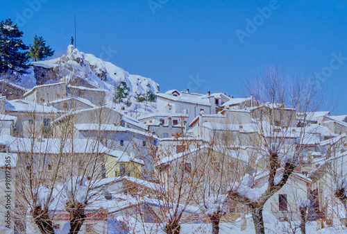 Grann Sasso Nayional Park in the winter