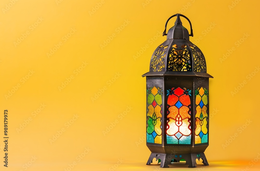 Ramadan Kareem Lantern with Islamic Pattern Ramadan Kareem Lantern with Islamic Pattern