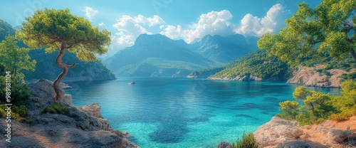 Tranquil Mediterranean Bay