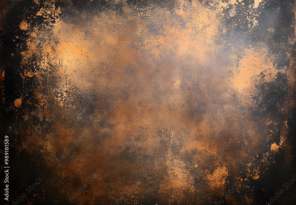 Distressed Copper & Brown Canvas Texture Distressed Copper & Brown Canvas Texture