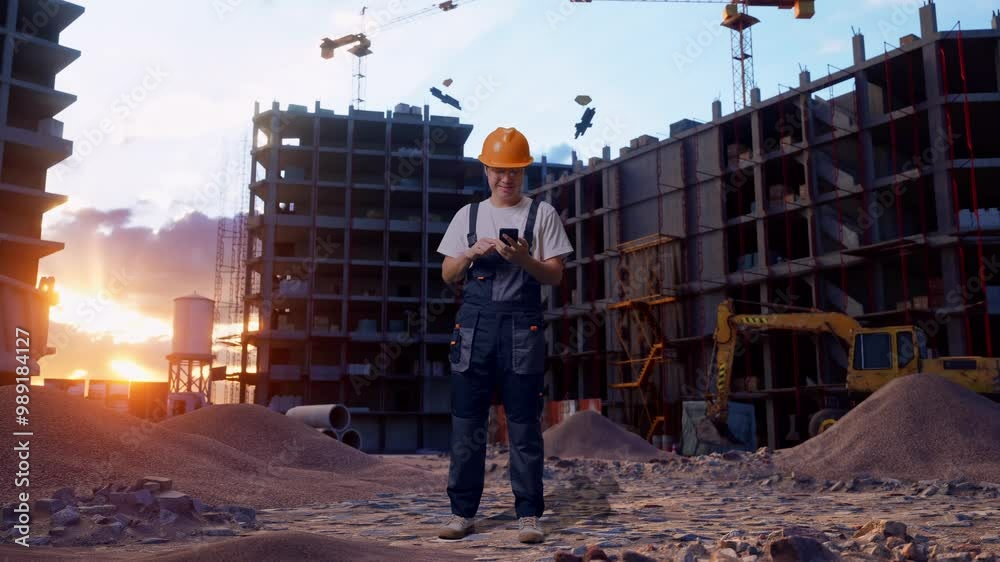 Man Worker At Construction Site (29).Mov Man Worker At Construction Site (29).Mov