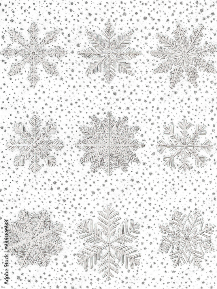 snowflakes as element on transparent background snowflakes as element on transparent background
