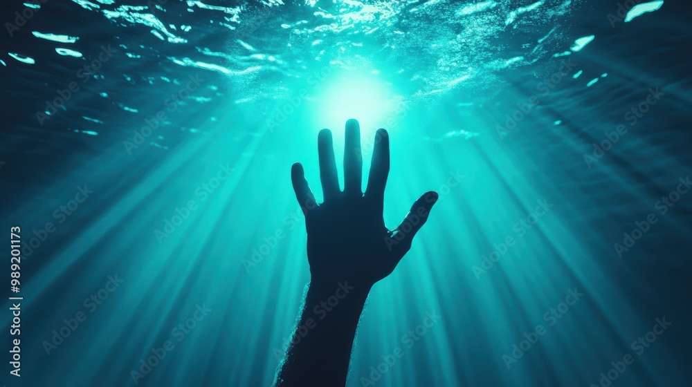A mysterious, enigmatic scene of a glowing hand emerging from a pool of darkness, casting long, eerie shadows. A mysterious, enigmatic scene of a glowing hand emerging from a pool of darkness, casting long, eerie shadows.