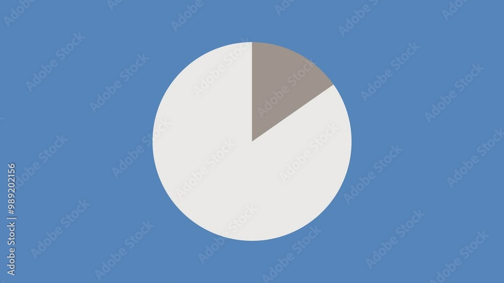 Animated circular diagram filling to 85 percent Animated circular diagram filling to 85 percent