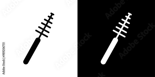 Bottle sweeper cleaning brush icon Isolated flat vector in outline