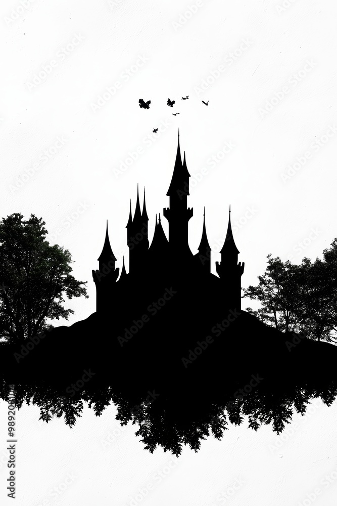 Fototapeta premium Design a fantastical treehouse