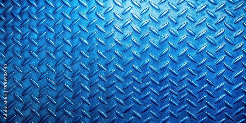 Sheet metal with vibrant blue paint coating, industrial texture for abstract background or design element Sheet metal with vibrant blue paint coating, industrial texture for abstract background or design element