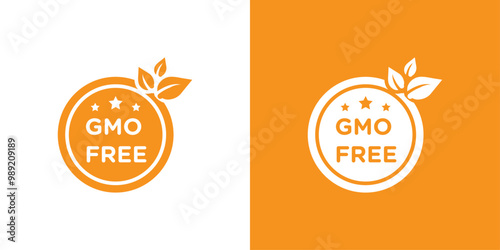 gmo free icon Isolated flat vector in outline