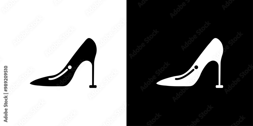 high heel shoes icon Isolated flat vector in outline high heel shoes icon Isolated flat vector in outline