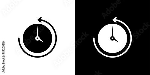 History icon Isolated flat vector in outline