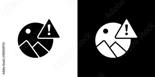 Image Error icon Isolated flat vector in outline
