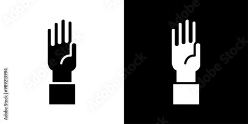 Volunteer icon Isolated flat vector in outline