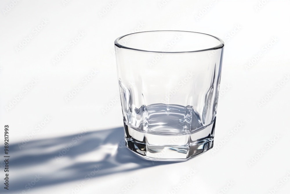 Empty glass on white isolated background Empty glass on white isolated background
