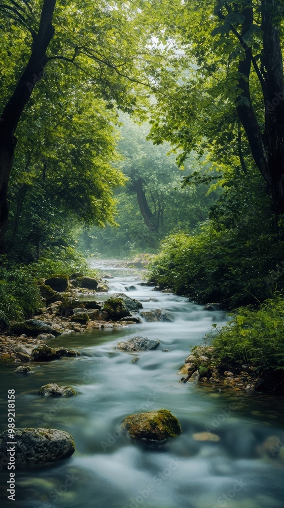 A tranquil river flowing through a forest, representing the peaceful flow of mindful serenity and nature mindful serenity, flow A tranquil river flowing through a forest, representing the peaceful flow of mindful serenity and nature mindful serenity, flow
