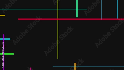 Geometric Line Pattern Background, Digital Lines, Artistic Textures, Minimalist Design, Graphic Elements, Seamless Loops, Background Animation