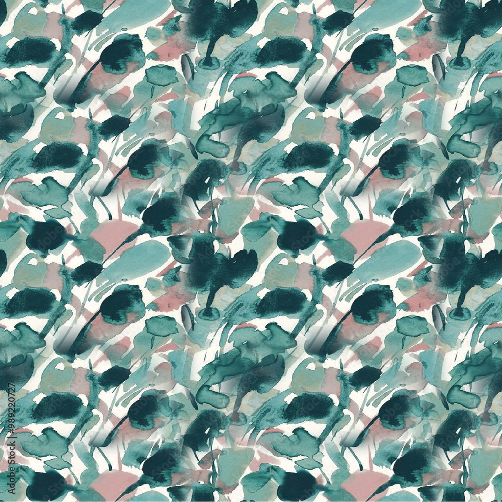 Fototapeta premium Seamless Print Shibori pattern and tie-dye allover textile Shibori allovers pattern design