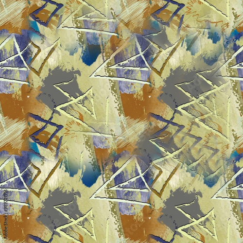 Seamless Print Shibori pattern and tie-dye allover textile Shibori allovers pattern design