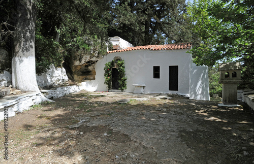 La chapelle des Cinq Vierges de Lappa à Argyroupoli près de Réthymnon en Crète